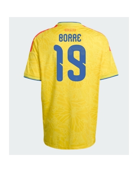 Billige Fotballdrakt Colombia Rafael Santos Borre #19 Replika Hjemmedrakt VM 2026 Kortermet Billige Fotballdrakt Colombia Rafael Santos Borre #19 Replika Hjemmedrakt VM 2026 Kortermet